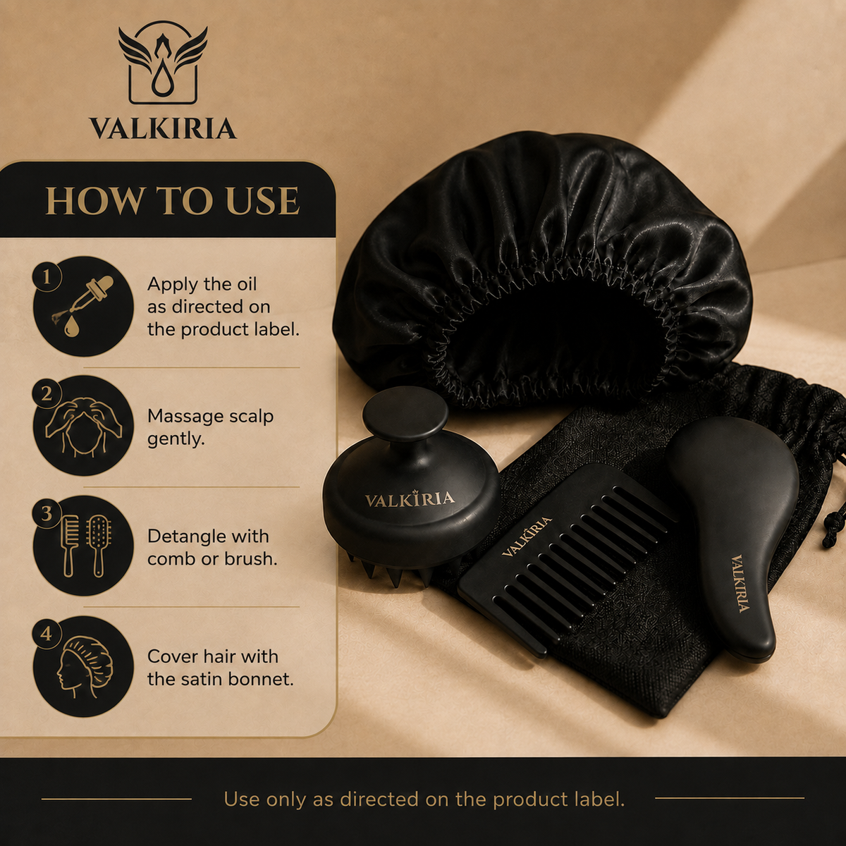 VALKIRIA Set Completo para el Cuidado del Cabello