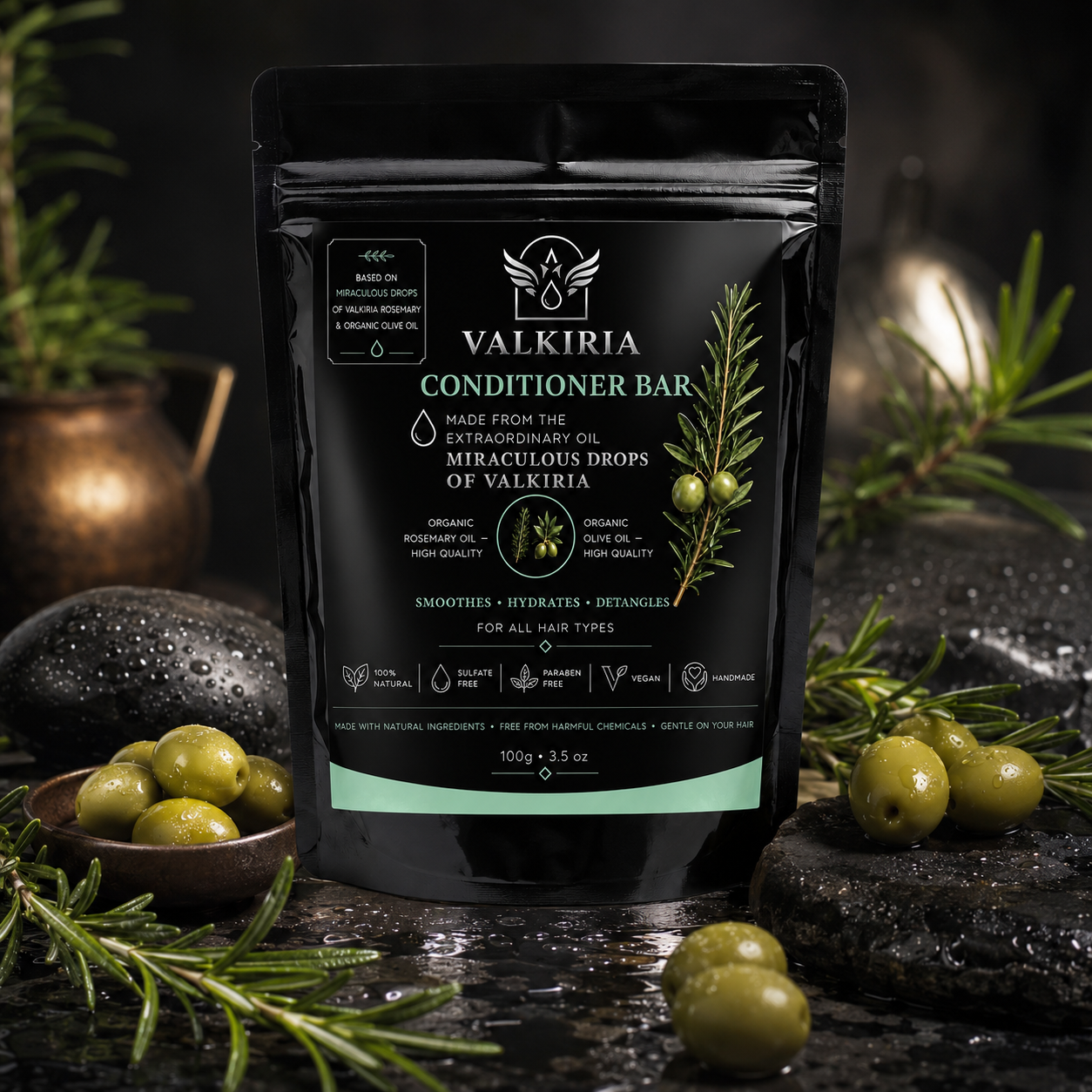 VALKIRIA Gotas Sagradas Conditioner Bar 80g