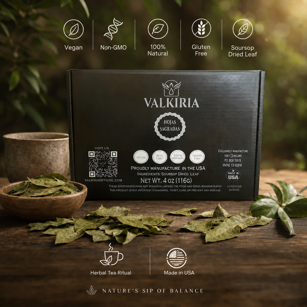 VALKIRIA Hojas Sagradas de Guanabana